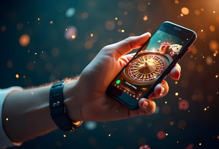 Tangkapan layar menu permainan aplikasi jenius toto menampilkan meja blackjack live, roulette, dan Dragon Tiger